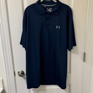 Under Armour Men's Dark Blue Polo